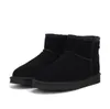 Alta Qualidade Aus 5854 Mulheres Curtas Botas de Neve Suave Soft Sheepskin Manter Botas de Pelúcia Quente Com Cartão Dust Bag Fine Birth Birthday presentes U5854