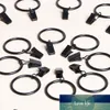 10pcs Anelli per tende con clip Metallo decorativo antiruggine Drapery Window Curtain Hanging Ring Prezzo di fabbrica design esperto Qualità Ultimo stile Tende trasparenti