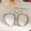 Link, łańcuszek bransoletki dla par para magnesów ze stopu przyciągają miłość moda proste męskie i damskie prezenty jubilerskie