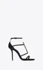 21S летние женские сандалии бренд-туфли кассандра черные патентные кожи сандалии спеноэ с сексуальными тонкими каблуками ремешка лодыжки леди Sandalies