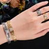 Örhängen Halsband MissVikki Luxury Trendy Retro Mix Match Bangle Ring för Kvinnor Bridal Smycken Sets Bröllop Ladies Perfect Gift High Quali