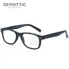 Zenottic multifocus مكافحة الضوء الأزرق حظر نظارات القراءة الرجال النساء مربع الشيخونوبيا هيدروبيا قارئ انظر بالقرب من النظارات البعيدة