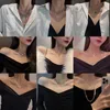 Naszyjniki dla kobiet Koreański Moda Neck Chain Pearl Woman Naszyjnik Wisiorek Modne Akcesoria Biżuteria Cała 2021
