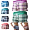 plaid swim-trunkar