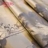 Avigers Luxe Style chinois Brodé Greeb Blanc Jaune Rouge Table Runners avec des glands pour la maison EL Mariage 210628