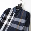 Camisa de vestir para hombres Lujo Silida Silida Tshirt de manga larga Casual Business Ropa de color sólido Tamaño de la marca M-4XL # 89