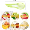 3 in 1 affettatrice per avocado multifunzione per frutta taglierina coltello in plastica pelapatate separatore burro di karitè gadget cucina verdura1702695