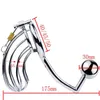 Male Chastity Device With Penis Ring Cock Cage Lock Restraint Anal Hook Butt Plug Prostate Massage Bondage For Men