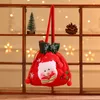 20 * 30cm Julsäckar Små för presenter och gåvor Xmas Tree Decorations Indoor Decor Ornaments Co542