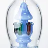 ユニークなキノコの水ぼんやりのガラスボンズHookahsリグボールスタイルシャワーヘッドPercパーコレーター5mmの緑の青い水ギセル石油リグズワックスdab 14 mm関節パイプ卸売