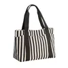 Evening Bags Vintage Canvas Shoulder Bag Fashion Striped Large Capacity Mommy Tote