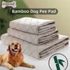 Doglemi Tapis de pipi pour chien et chat lavable Tapis de formation imperméable pour chiot Tapis de pipi de chien réutilisable pour chien chat toilette litière propre 210924