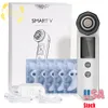 5 i 1 Vibration RF Facial Care Massager LED Photon IPL Eye Patches för puffiness rynk borttagningsanordning