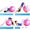 La boule de yoga de PVC a épaissi l'équilibre de Pilates forme physique anti-déflagrante de 55/65/75cm