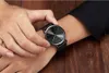 Japão Movimento De Quartzo Malha De Aço Inoxidável Top Luxo À Prova D 'Água Homens Ultra Fino Simples Relógio de Pulso Moda Casual Relógios 210527