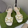 Sandali da donna estivi moda tacchi alti scarpe da donna firmate con la suola spessa eleganti scarpe da sposa con una sola parola