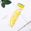 Wooden 15cm Cute Kawaii Fruit Straight Ruler School Office Supplies Cartoon Bookmarks Planner Accessories Student Prize Gift JY0466