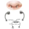 Non Piercing Nose Jewelry For Body Arts 316L Stainless Steel Magnetic Fake Nose's Ring