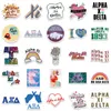 50pcslot University Alpha XI Delta Stickers для ноутбука для ноутбука.