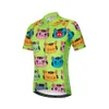 Maillot de cyclisme pour enfants, maillot de vélo de dessin animé, veste d'été à manches courtes pour garçons et filles, vêtements de vtt Ropa, chemise de sport