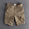 Camouflage Tooling Shorts Mäns Lösa Amerikanska Casual Wear Sommard Trend Sport Byxor Pure Bomull High Qualit 0228 210714