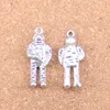 26st Antik Silver Bronze Plated Universe Astronaut Charms Pendant DIY Halsband Armband Bangle Resultat 31 * 13 * 6mm
