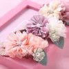 15759 Europa Baby Meisjes Floalen Hoofdband Kinderen Bloemen Kroon Fotografie Props Haarband Kunstbloem Haarband Accessoire