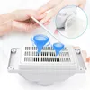 Ventilador de sucção de colecionador com sacos de coleta de poeira, poderosa arte de salão manicure ferramentas de manicure equipamentos de limpeza - US Plug