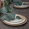 Promozione portatovaglioli! Nappe Perline di legno Fibbie fatte a mano Fattoria Bianco naturale