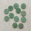 Abalorios de cuentas de piedra Natural en forma de lágrima a la moda, colgantes largos de gota de agua de Aventurina verde para la fabricación de accesorios de joyería