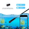 Endoscope sans fil d'endoscope d'entretien de voiture à double objectif 1200P avec caméra d'inspection à 8 LED caméra serpent Zoomable pour Android iOS