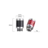 En stock 510 Drip Tip Accessoires pour fumeurs Epoxy Mouthpeice Fil Bore En Acier Inoxydable Émetteur Aspirer Pour TFV8 X Big Baby Crown Atomizer E Cigarette Airflow Embouchure