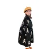 8354 Vêtements pour bébés filles Robe colorée à imprimé cheval 2021 Automne Nouveau coréen imprimé coton bébé fille robe ample robe de soirée Q0716