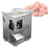 Machine de découpe de viande domestique commerciale 2200W en acier inoxydable trancheuse à viande automatique fabricant de coupeur de déchiquetage