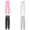 Streetwear Drawstring Embroidery Side Zipper White Sweatpants Joggers Women Harajuku Wide Trousers Hip Hop y2k Pants Capris 210510