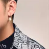 Pendientes de perlas, sin clips para las orejas perforadas, parejas, la misma tendencia, accesorios de la marca hip-hop wild tide