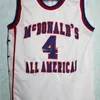 Nikivip All American Chauncey Billups # 4 Maillot de basket-ball rétro bleu blanc McDonald Mens Cousu Personnalisé N'importe quel numéro Nom Maillots