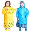 Niños Chubasquero Niños Lindo Capa De Chuva Infantil Impermeable Niño Chubasquero Cubierta Poncho Impermeable impermeable con una mochila 210320