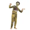 Eraspooky Scary Swamp Zombies Cosplay Garçons Squelette Chemises Halloween Costume Pour Enfants Fête Fantaisie Robe Crâne Masque Q0910