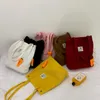 Waist Bags Cloth Work Solid Color Ladies Bag Nylon Lightweight Zipper Small Square Shoulder Handbag Fashion Trend Multicolors