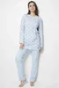 Pyjamas für Frauen Home Anzug Sexy Schlaf Set Plus Größe Nachthemd 2 Stück Atmungs Frühjahr Und Sommer Lose Baumwolle Hosen mode 211215