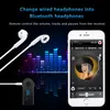 유니버설 3.5mm 스트리밍 블루투스 오디오 음악 수신기 자동차 키트 스테레오 BT 3.0 휴대용 어댑터 자동 AUX A2DP 핸즈프리 전화 MP3