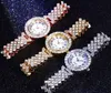 Mulilai 32mm Fashion Style Luxe Diamond Womens Horloges Elegante Quartz Dameshorloge Armband Horloges Set Gift