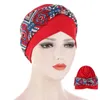 Hijab à motifs pour femme musulmane, Turban torsadé, chapeau pliable, couvre-tête, Bonnet de nuit musulman, foulard, Bonnet de sommeil