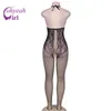 Ohyeahgirl فتح البرازيلي bodystocking زائد الحجم xl شبكة صيد السمك bodystocking مفتوحة المنشعب HW3160 عارية الذراعين كامل الجسم مثير bodystockings s926