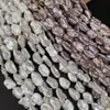 Naturlig sötvattenspärla oregelbundna slag lösa pärlor för smycken som gör DIY armband örhängen halsband tillbehör