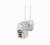 3MP IP-CAMERA WIFI 듀얼 카메라 렌즈 시스템 PTZ 홈 보안 카메라 8X 줌 CCTV 카메라 P2P 속도 돔 자동 추적