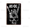 2022 Classica Rock N Roll Metal Painting Tin Sign Graint Plaque Знаки настенные Декор для Бар Бар Бар Пабы Вентиляторы Club Человек Пещера Концертный Плакат Размер 30x20cm