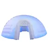 7m diameter shelter LED light Inflatable igloo luna tent,Bar Dome Marquee, lamp Rooftop Building Balloon for exhibition