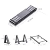 Miccgin Aluminium Mini Laptop Stand för mobiltelefon Magic Foldbar MacBook Pro Air Notebook iPhone Mobile Tablet Holder Desk4546051